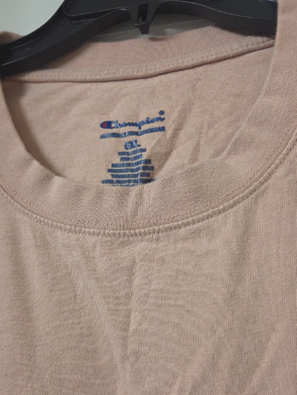 Champion Short-Sleeve Logo Tee in Dusty Rose - Picture 2 of 3